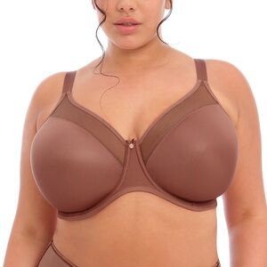 Elomi Women's Size 42I Smooth Unlined Underwire Molded Bra Clove NWOT Large Cup